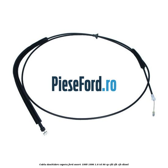 Cablu deschidere capota Ford Escort 1995-1998 1.8 TD 90 cp RFD, RFK, RFS diesel