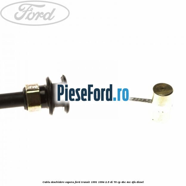 Cablu deschidere capota Ford Transit 1991-1994 2.5 DI 70 cp Cablu deschidere capota Ford Transit 1991-1994 2.5 DI 70 cp 4BC, 4CC, 4FA diesel
