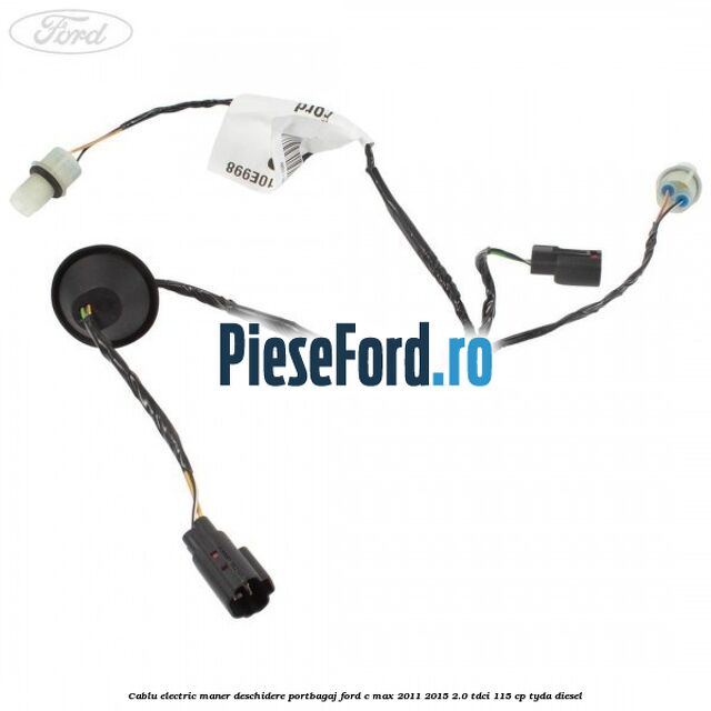 Cablu electric maner deschidere portbagaj Ford C-Max 2011-2015 2.0 TDCi 115 cp TYDA diesel