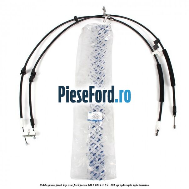 Cablu frana final tip disc Ford Focus 2011-2014 1.6 Ti 105 cp IQDA, IQDB, IQDC benzina