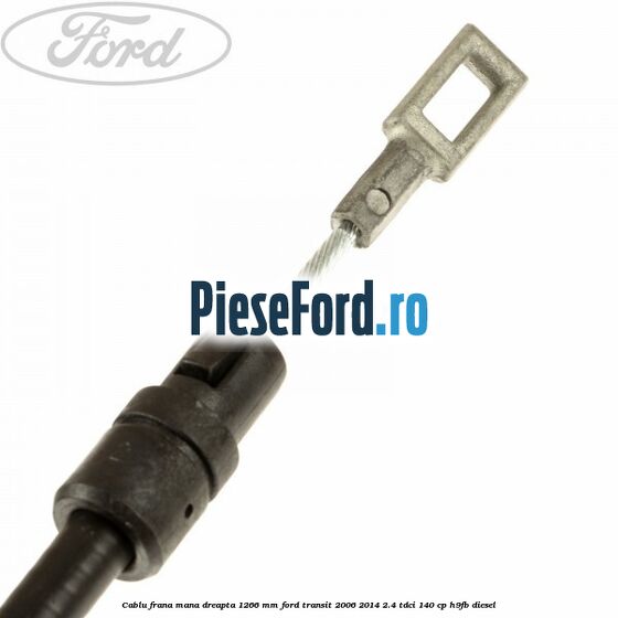 Cablu frana mana dreapta 1266 mm Ford Transit 2006-2014 2.4 TDCi 140 cp H9FB diesel