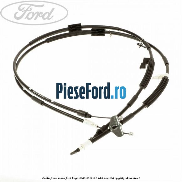 Cablu frana mana Ford Kuga 2008-2012 2.0 TDCi 4x4 136 cp G6DG, UKDA diesel