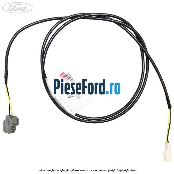 Cablu interfata telefon Ford Fiesta 2008-2012 1.6 TDCi 90 cp Cablu interfata telefon Ford Fiesta 2008-2012 1.6 TDCi 90 cp HHJC, HHJD, HHJE diesel