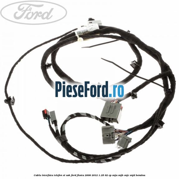 Cablu interfata telefon si USB Ford Fiesta 2008-2012 1.25 82 cp SNJA, SNJB, SNJC, SNJD benzina