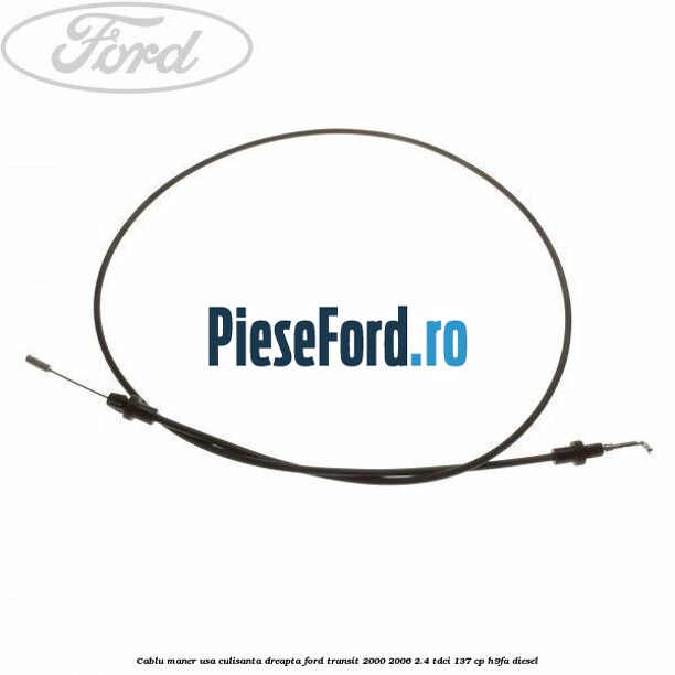 Cablu maner usa culisanta dreapta Ford Transit 2000-2006 2.4 TDCi 137 cp H9FA diesel