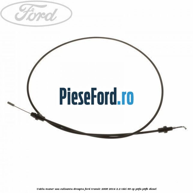 Cablu maner usa culisanta dreapta Ford Transit 2006-2014 2.2 TDCi 85 cp P8FA, P8FB diesel