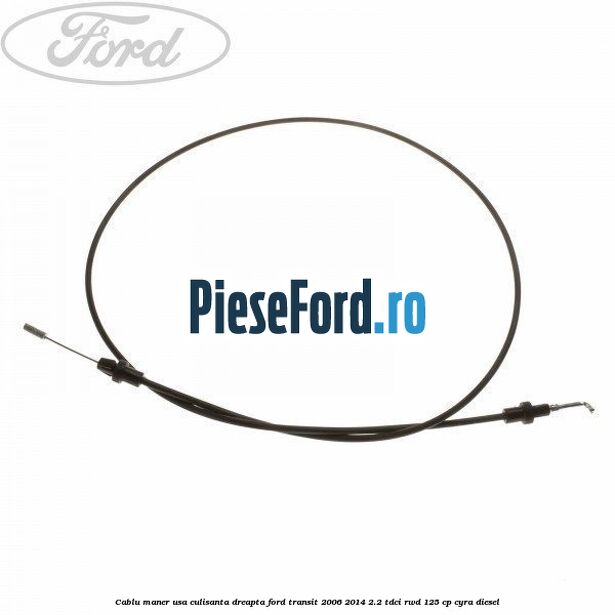Cablu maner usa culisanta dreapta Ford Transit 2006-2014 2.2 TDCi RWD 125 cp CYRA diesel