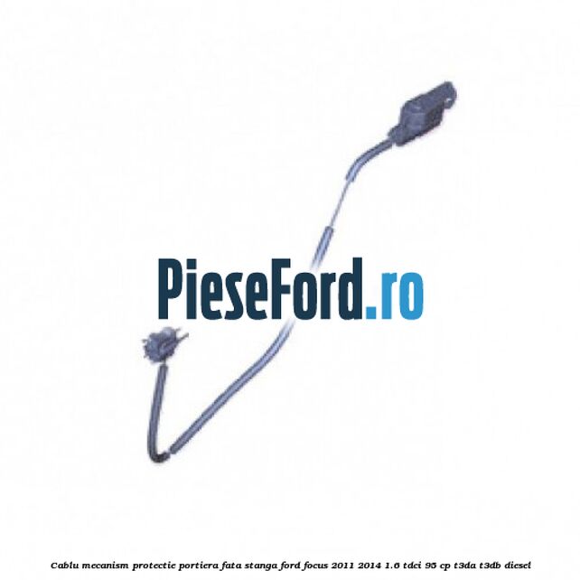 Cablu mecanism protectie portiera fata stanga Ford Focus 2011-2014 1.6 TDCi 95 cp Cablu mecanism protectie portiera fata stanga Ford Focus 2011-2014 1.6 TDCi 95 cp T3DA, T3DB diesel