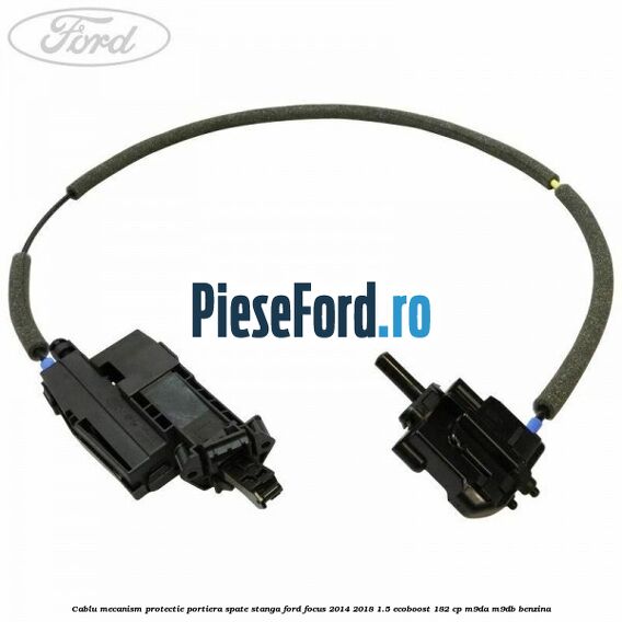 Cablu mecanism protectie portiera spate stanga Ford Focus 2014-2018 1.5 EcoBoost 182 cp M9DA, M9DB benzina