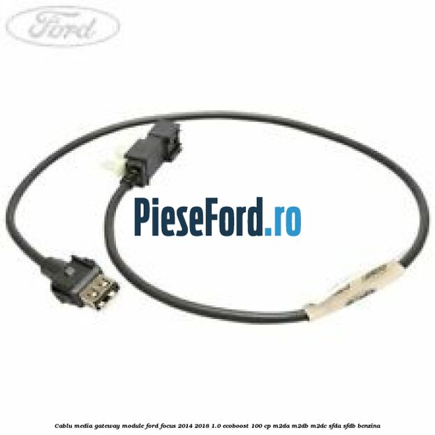 Cablu media gateway module Ford Focus 2014-2018 1.0 EcoBoost 100 cp M2DA, M2DB, M2DC, SFDA, SFDB benzina