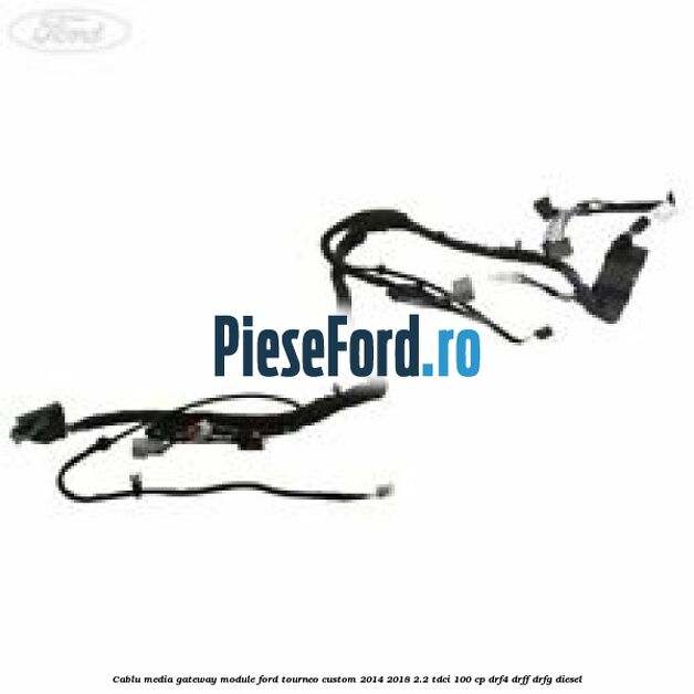 Cablu media gateway module Ford Tourneo Custom 2014-2018 2.2 TDCi 100 cp DRF4, DRFF, DRFG diesel