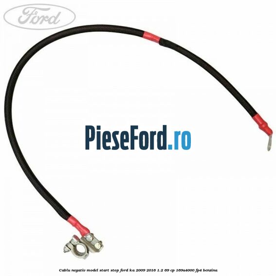 Cablu negativ model start stop Ford Ka 2009-2016 1.2 69 cp Cablu negativ model start stop Ford Ka 2009-2016 1.2 69 cp 169A4000, FP4 benzina