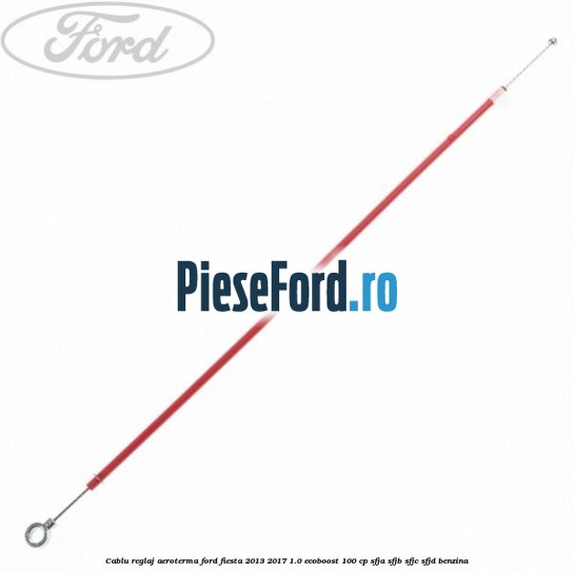 Cablu reglaj aeroterma Ford Fiesta 2013-2017 1.0 EcoBoost 100 cp Cablu reglaj aeroterma Ford Fiesta 2013-2017 1.0 EcoBoost 100 cp SFJA, SFJB, SFJC, SFJD benzina