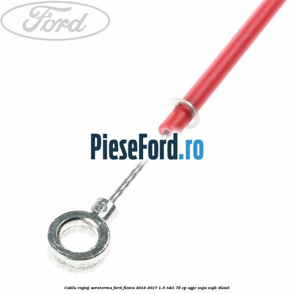 Cablu reglaj aeroterma Ford Fiesta 2013-2017 1.5 TDCi 75 cp UGJC, XUJA, XUJB diesel