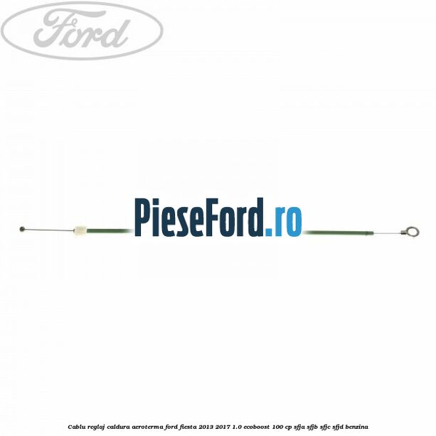 Cablu reglaj caldura aeroterma Ford Fiesta 2013-2017 1.0 EcoBoost 100 cp