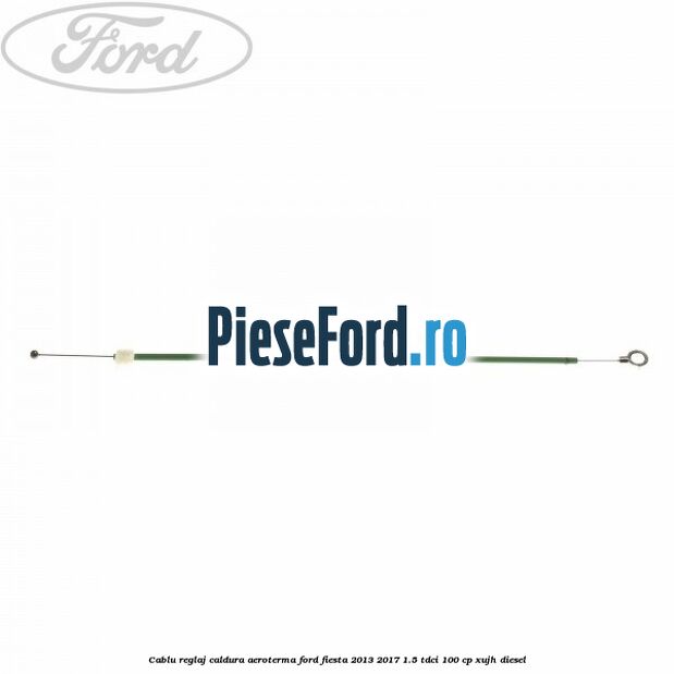 Cablu reglaj caldura aeroterma Ford Fiesta 2013-2017 1.5 TDCi 100 cp XUJH diesel