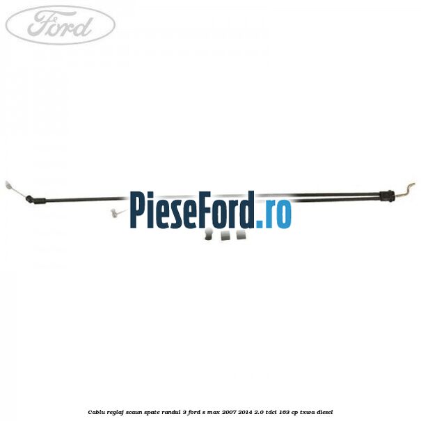 Cablu reglaj scaun spate randul 3 Ford S-Max 2007-2014 2.0 TDCi 163 cp TXWA diesel
