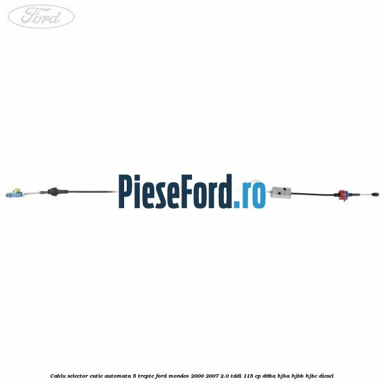 Cablu selector cutie automata 5 trepte Ford Mondeo 2000-2007 2.0 TDDI 115 cp Cablu selector cutie automata 5 trepte Ford Mondeo 2000-2007 2.0 TDDI 115 cp D6BA, HJBA, HJBB, HJBC diesel