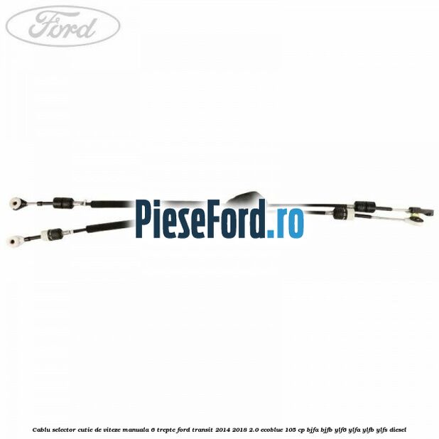 Cablu selector cutie de viteze manuala 6 trepte Ford Transit 2014-2018 2.0 EcoBlue 105 cp Cablu selector cutie de viteze manuala 6 trepte Ford Transit 2014-2018 2.0 EcoBlue 105 cp BJFA, BJFB, YLF6, YLFA, YLFB, YLFS diesel
