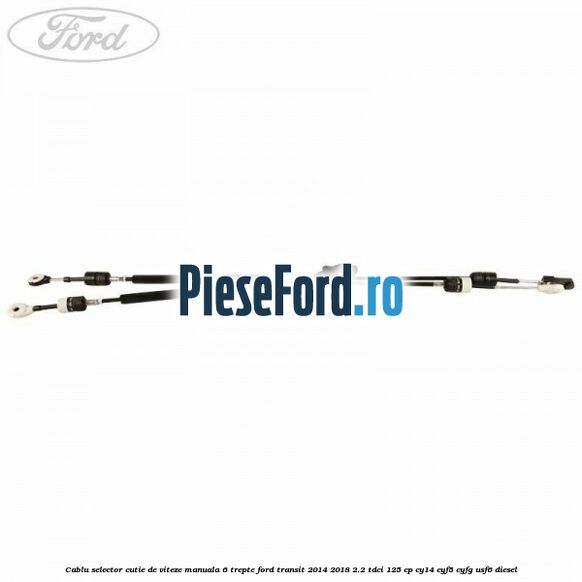 Cablu selector cutie de viteze manuala 6 trepte Ford Transit 2014-2018 2.2 TDCi 125 cp CY14, CYF5, CYFG, USF6 diesel