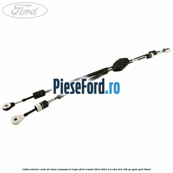 Cablu selector cutie de viteze manuala 6 trepte Ford Transit 2014-2018 2.2 TDCi 4x4 125 cp Cablu selector cutie de viteze manuala 6 trepte Ford Transit 2014-2018 2.2 TDCi 4x4 125 cp CY24, CYR5 diesel