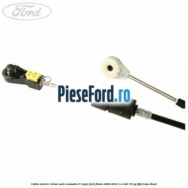 Cablu selector viteze cutie manuala 5 trepte Ford Fiesta 2008-2012 1.4 TDCi 70 cp F6JD, KVJA diesel