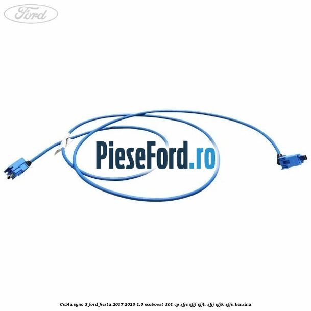 Cablu Sync 3 Ford Fiesta 2017-2023 1.0 EcoBoost 101 cp SFJE, SFJF, SFJH, SFJJ, SFJK, SFJN benzina