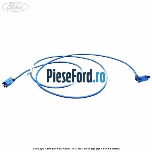 Cablu Sync 3 Ford Fiesta 2017-2023 1.0 EcoBoost 85 cp Q0JA, Q0JB, Q0JC, Q0JD benzina