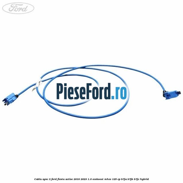 Cablu Sync 3 Ford Fiesta Active 2018-2023 1.0 EcoBoost mHEV 125 cp B7JA, B7JB, B7JC Hybrid