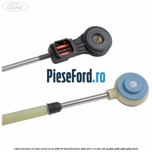 Cablu timonerie 6 trepte, MMT6 an 02/2008-08/2010 Ford Focus 2008-2011 2.0 TDCi 136 cp G6DA, G6DB, G6DD, G6DG diesel