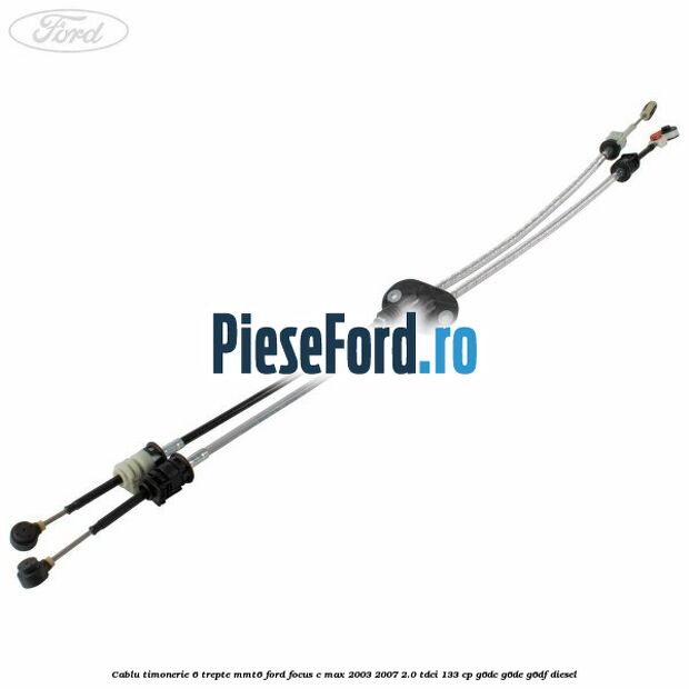 Cablu timonerie 6 trepte MMT6 Ford Focus C-Max 2003-2007 2.0 TDCi 133 cp G6DC, G6DE, G6DF diesel