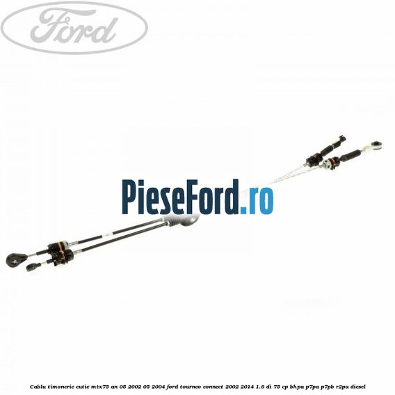 Cablu timonerie cutie MTX75 an 05/2002-05/2004 Ford Tourneo Connect 2002-2014 1.8 Di 75 cp BHPA, P7PA, P7PB, R2PA diesel