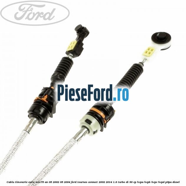 Cablu timonerie cutie MTX75 an 05/2002-05/2004 Ford Tourneo Connect 2002-2014 1.8 Turbo Di 90 cp HCPA, HCPB, HCPC, HCPD, P9PA diesel