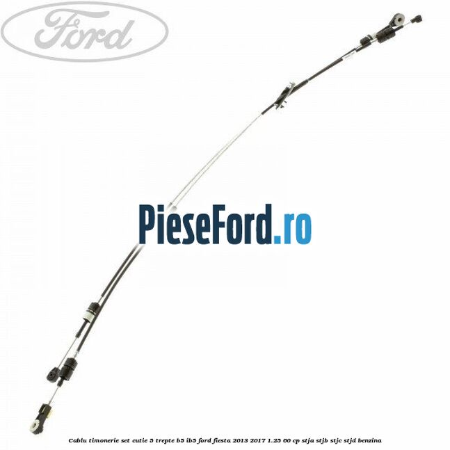 Cablu timonerie set cutie 5 trepte B5/IB5 Ford Fiesta 2013-2017 1.25 60 cp STJA, STJB, STJC, STJD benzina