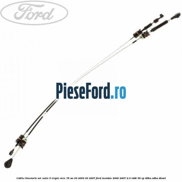 Cablu timonerie set cutie 5 trepte MTX 75 an 03/2003-03/2007 Ford Mondeo 2000-2007 2.0 TDDI 90 cp D5BA, SDBA diesel