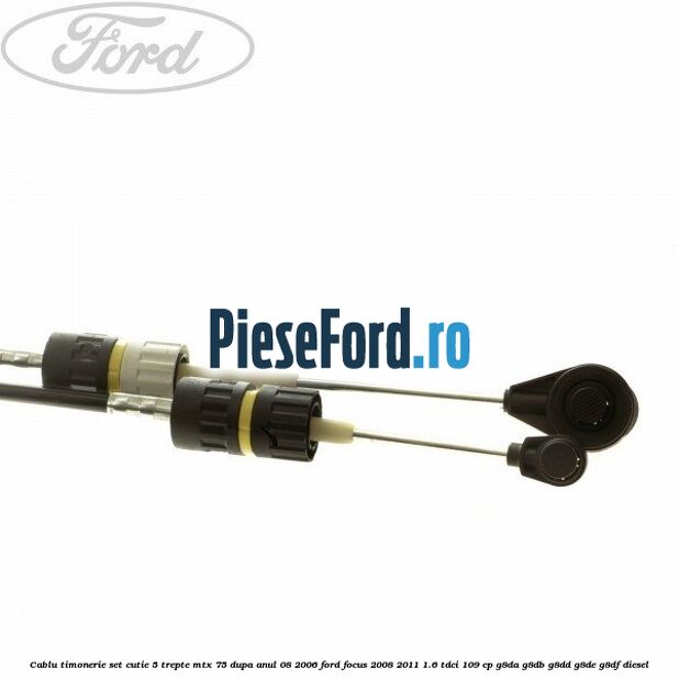 Cablu timonerie set cutie 5 trepte MTX 75 dupa anul 08/2006 Ford Focus 2008-2011 1.6 TDCi 109 cp G8DA, G8DB, G8DD, G8DE, G8DF diesel