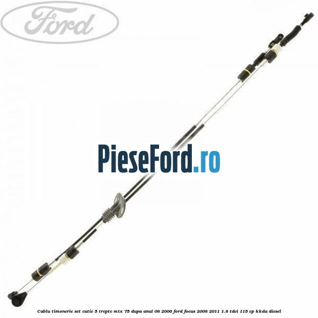 Cablu timonerie set cutie 5 trepte MTX 75 dupa anul 08/2006 Ford Focus 2008-2011 1.8 TDCi 115 cp Cablu timonerie set cutie 5 trepte MTX 75 dupa anul 08/2006 Ford Focus 2008-2011 1.8 TDCi 115 cp KKDA diesel