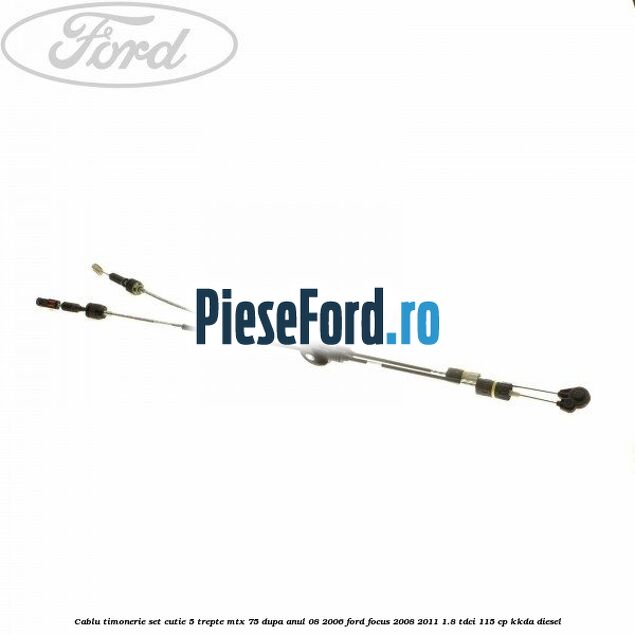 Cablu timonerie set cutie 5 trepte MTX 75 dupa anul 08/2006 Ford Focus 2008-2011 1.8 TDCi 115 cp Cablu timonerie set cutie 5 trepte MTX 75 dupa anul 08/2006 Ford Focus 2008-2011 1.8 TDCi 115 cp KKDA diesel