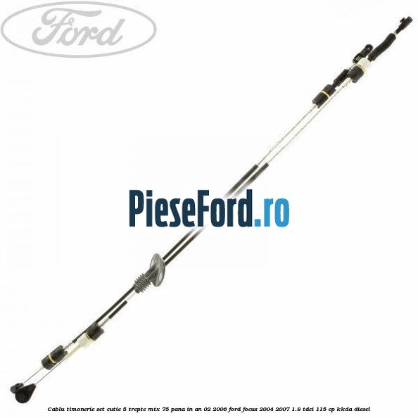 Cablu timonerie set cutie 5 trepte MTX 75 pana in an 02/2006 Ford Focus 2004-2007 1.8 TDCi 115 cp KKDA diesel