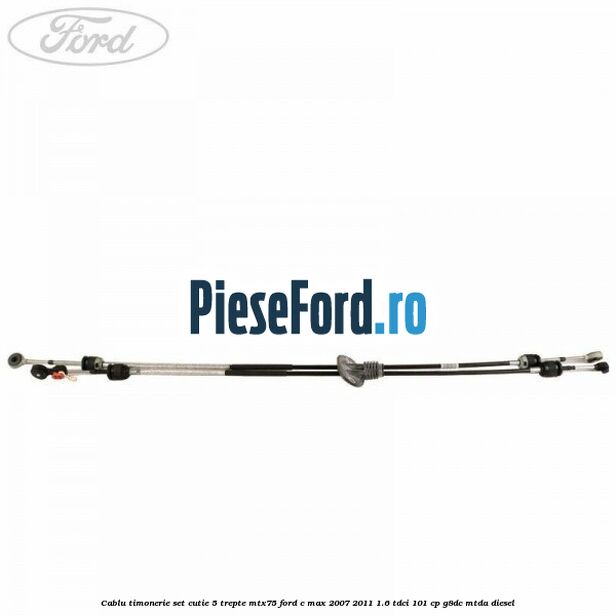 Cablu timonerie set cutie 5 trepte MTX75 Ford C-Max 2007-2011 1.6 TDCi 101 cp G8DC, MTDA diesel