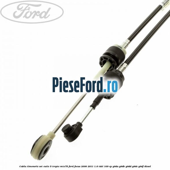 Cablu timonerie set cutie 5 trepte MTX75 Ford Focus 2008-2011 1.6 TDCi 109 cp G8DA, G8DB, G8DD, G8DE, G8DF diesel