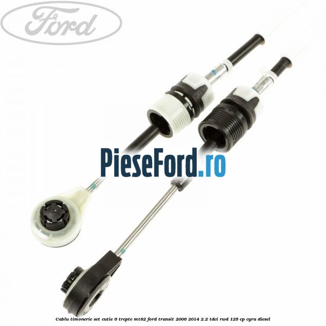 Cablu timonerie set cutie 6 trepte MT82 Ford Transit 2006-2014 2.2 TDCi RWD 125 cp CYRA diesel