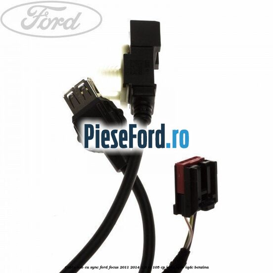 Cablu usb cu SYNC Ford Focus 2011-2014 1.6 Ti 105 cp IQDA, IQDB, IQDC benzina