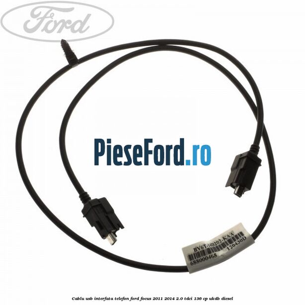 Cablu USB interfata telefon Ford Focus 2011-2014 2.0 TDCi 136 cp UKDB diesel