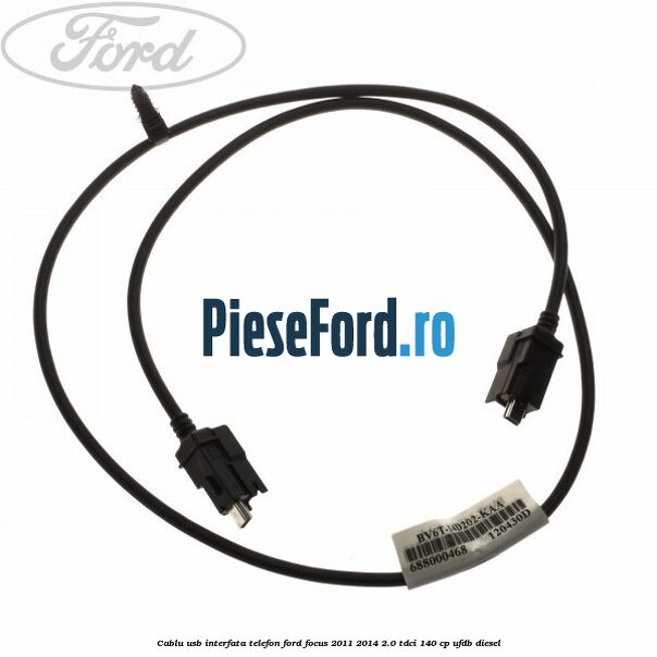 Cablu USB interfata telefon Ford Focus 2011-2014 2.0 TDCi 140 cp UFDB diesel