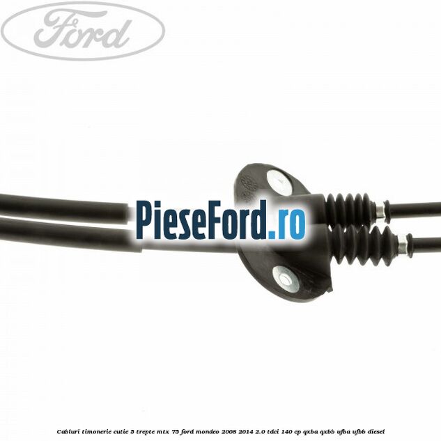 Cabluri timonerie cutie 5 trepte MTX 75 Ford Mondeo 2008-2014 2.0 TDCi 140 cp QXBA, QXBB, UFBA, UFBB diesel
