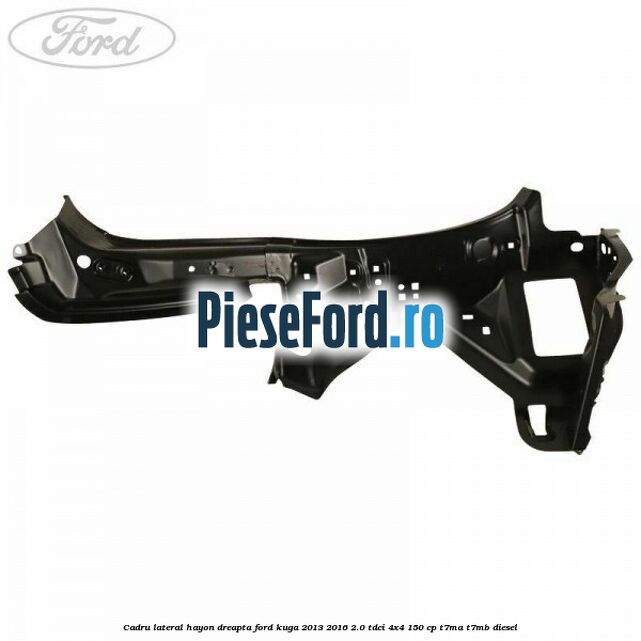 Cadru lateral hayon dreapta Ford Kuga 2013-2016 2.0 TDCi 4x4 150 cp T7MA, T7MB diesel