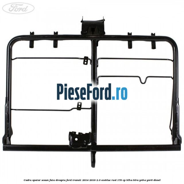 Cadru spatar scaun fata dreapta Ford Transit 2014-2018 2.0 EcoBlue RWD 170 cp Cadru spatar scaun fata dreapta Ford Transit 2014-2018 2.0 EcoBlue RWD 170 cp BLHA, BLRA, YNHA, YNR6 diesel