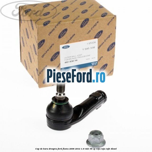 Cap de bara dreapta Ford Fiesta 2008-2012 1.6 TDCi 95 cp T3JA, TZJA, TZJB diesel