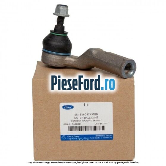 Cap de bara stanga servodirectie electrica Ford Focus 2011-2014 1.6 Ti 125 cp Cap de bara stanga servodirectie electrica Ford Focus 2011-2014 1.6 Ti 125 cp PNDA, PNDD benzina